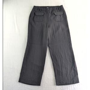 Soft Surroundings High Rise Wide Leg Bohemia Gauzy Trousers Women's Large